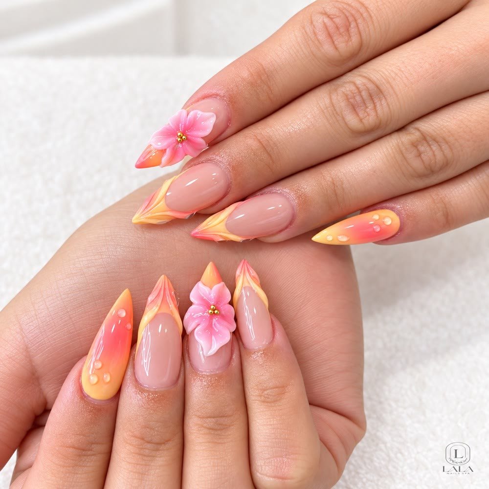 Nail art design 33 by Lala Nails Spa, Winnetka CA