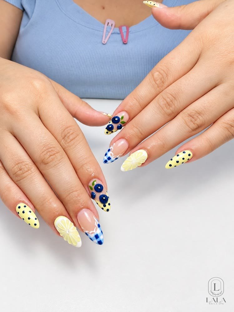 Nail art design 36 by Lala Nails Spa, Winnetka CA