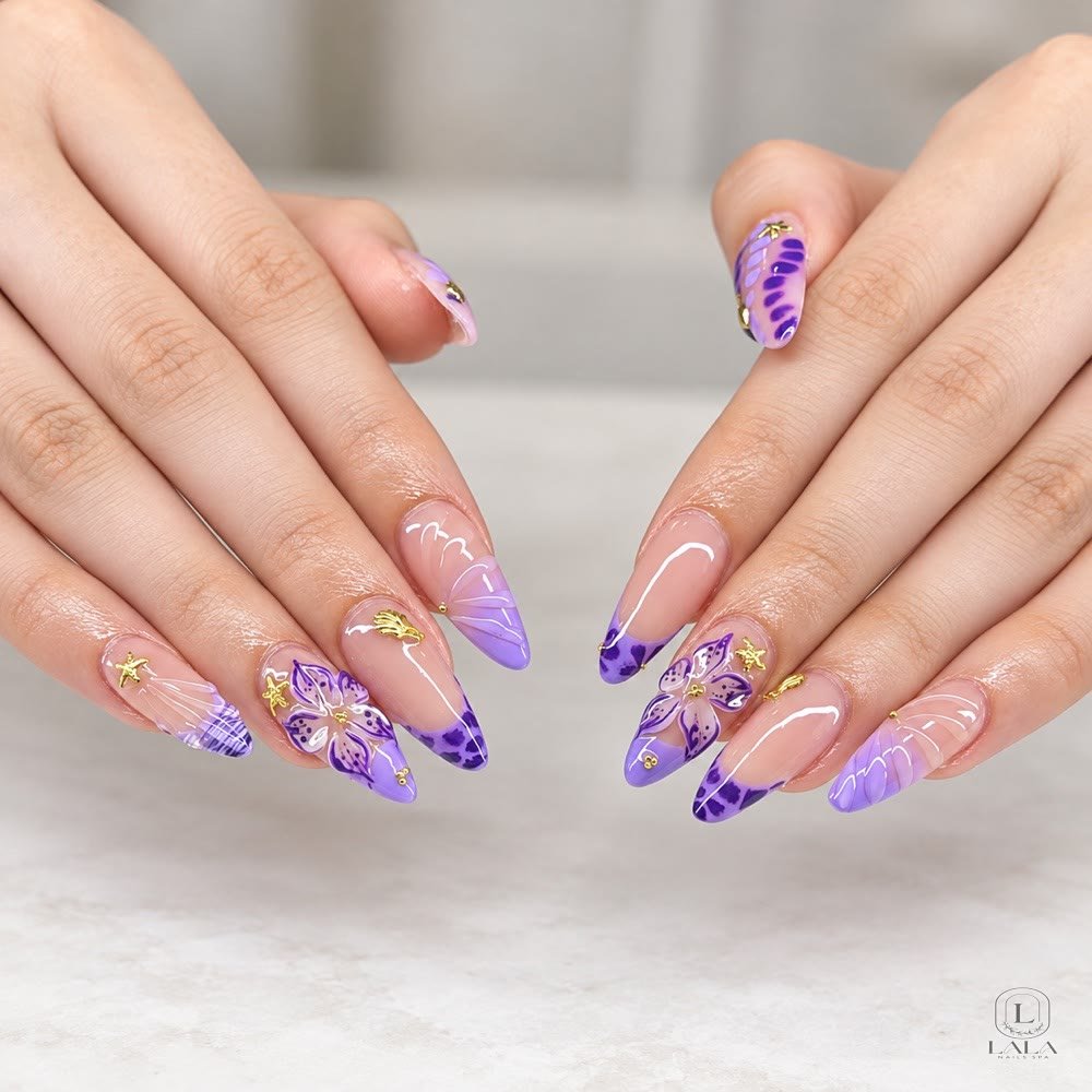 Nail art design 41 by Lala Nails Spa, Winnetka CA