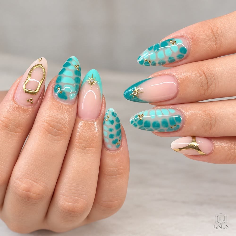Nail art design 43 by Lala Nails Spa, Winnetka CA
