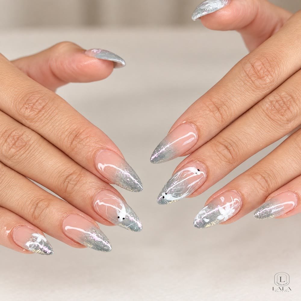 Nail art design 45 by Lala Nails Spa, Winnetka CA